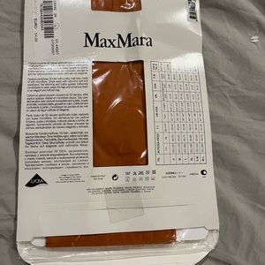 Max Mara orange tights